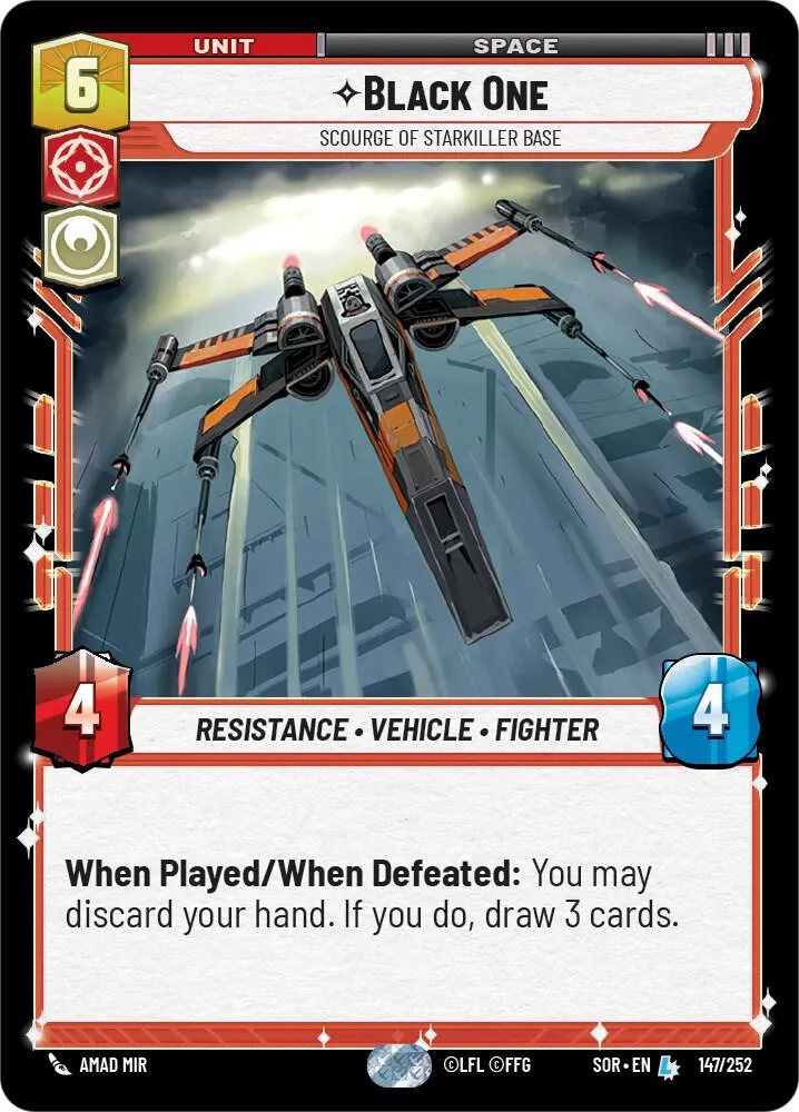 Black One - Fléau De La Base Starkiller — Spark of Rebellion — Star Wars: Unlimited