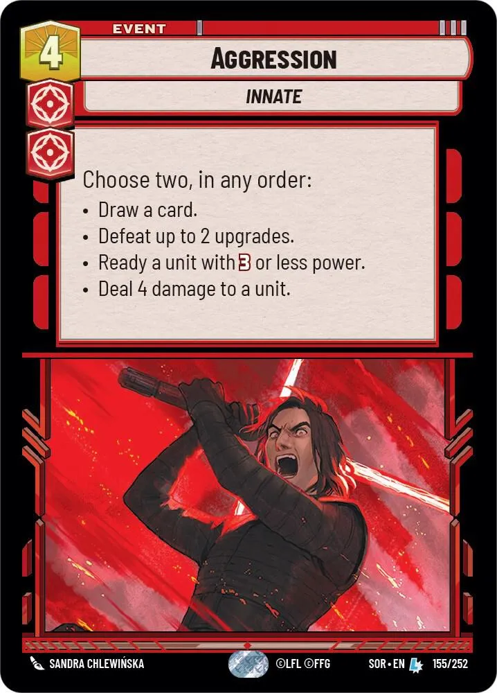 Agressivité — Spark of Rebellion — Star Wars: Unlimited