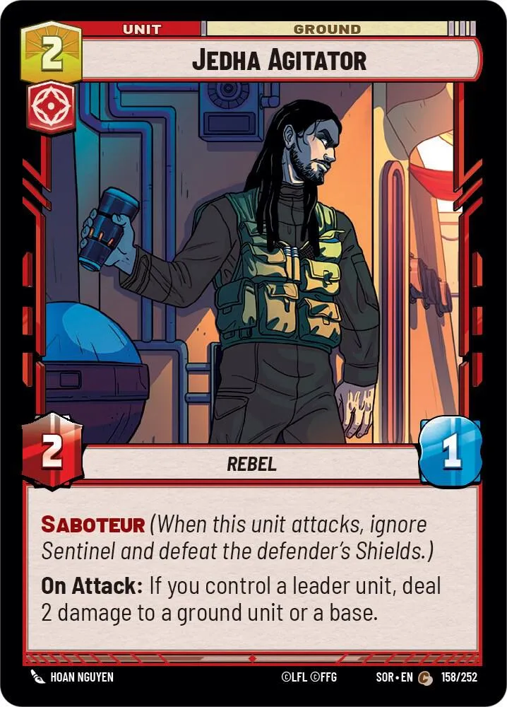 Jedha Agitator — Spark of Rebellion — Star Wars: Unlimited
