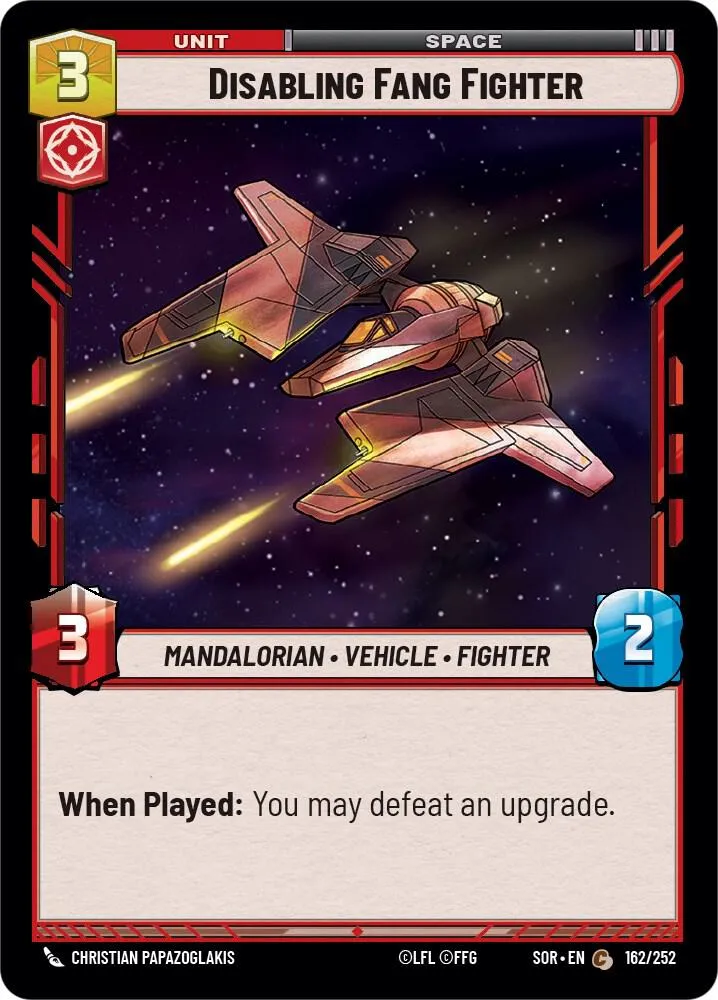 Chasseur Fang de Neutralisation — Spark of Rebellion — Star Wars: Unlimited