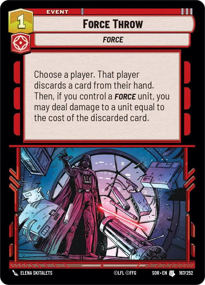 Projection de Force — Spark of Rebellion — Star Wars: Unlimited