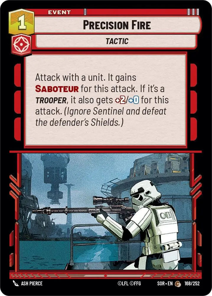 Tir de Précision — Spark of Rebellion — Star Wars: Unlimited