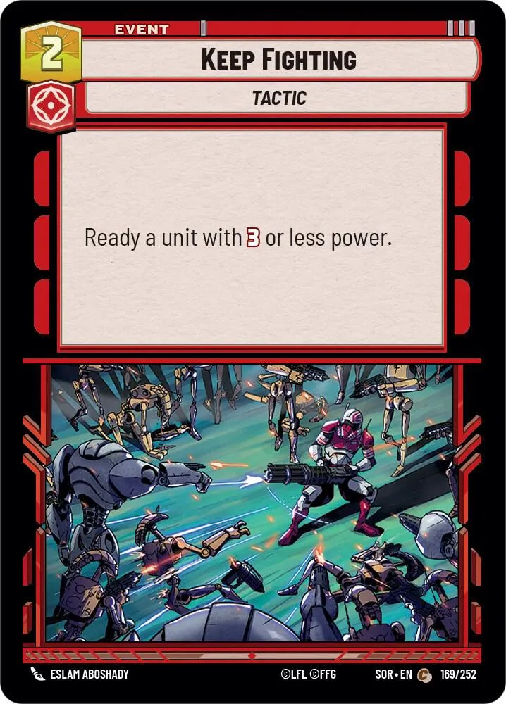 Poursuivre le Combat — Spark of Rebellion — Star Wars: Unlimited
