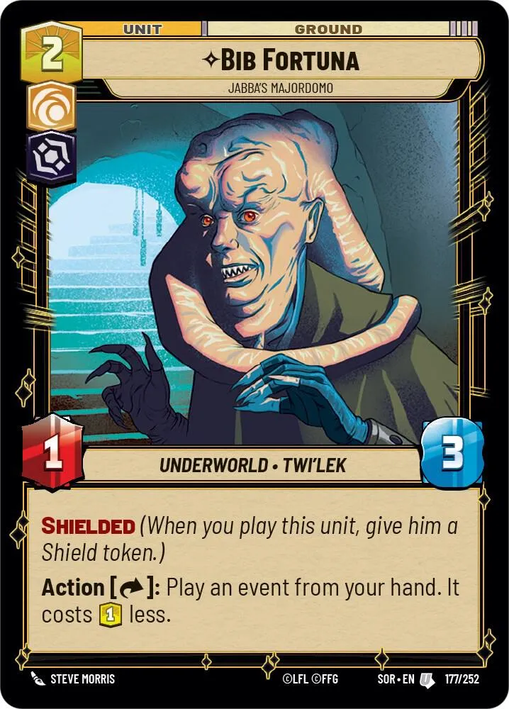 Bib Fortuna - Majordome de Jabba — Spark of Rebellion — Star Wars: Unlimited