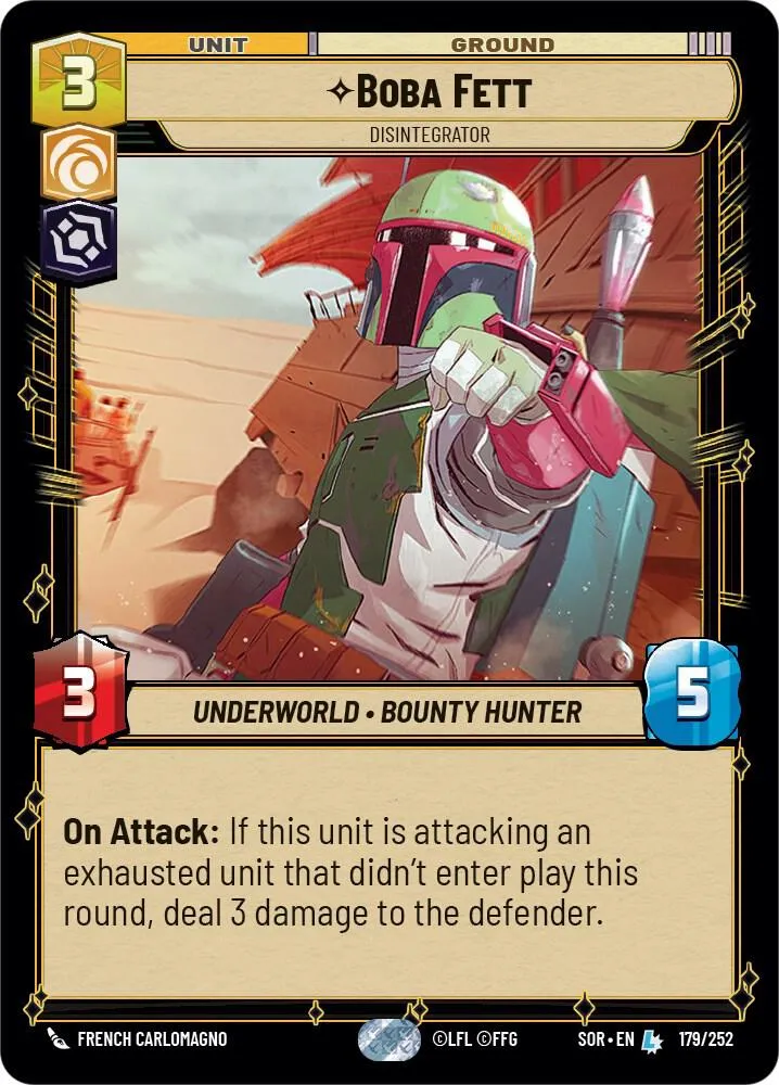 Boba Fett - Disintegrator — Spark of Rebellion — Star Wars: Unlimited