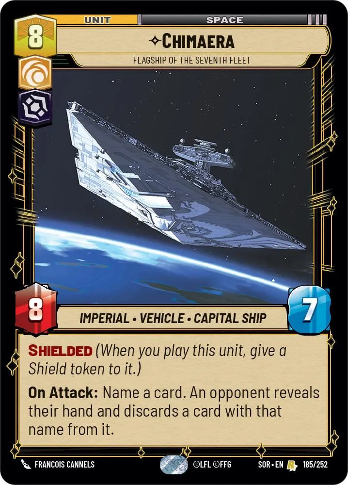 Chimaera - Vaisseau Amiral De La Septiéme Flotte — Spark of Rebellion — Star Wars: Unlimited
