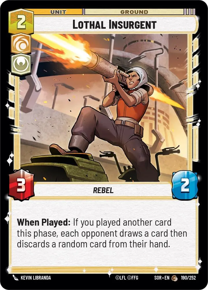Insurgé de Lothal — Spark of Rebellion — Star Wars: Unlimited