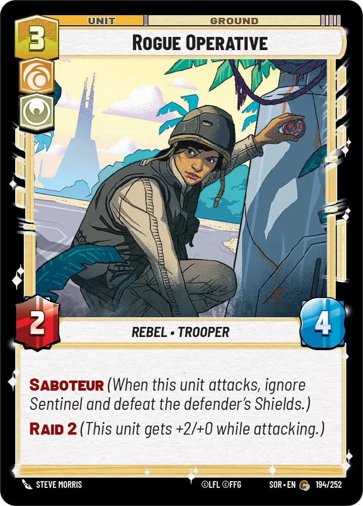Agent Rogue — Spark of Rebellion — Star Wars: Unlimited