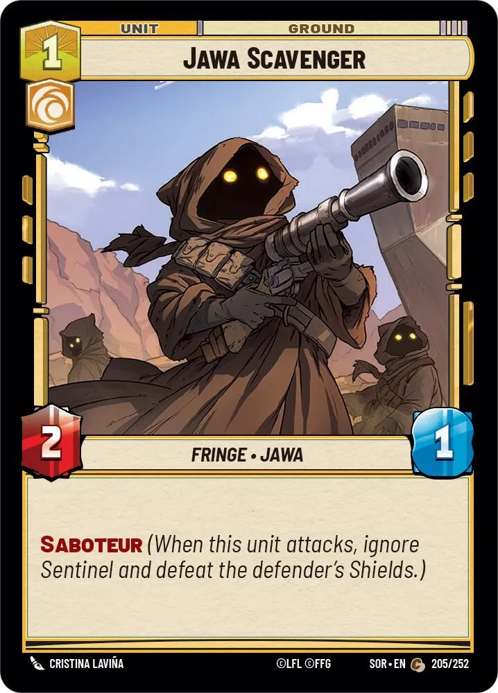 Jawa Scavenger — Spark of Rebellion — Star Wars: Unlimited