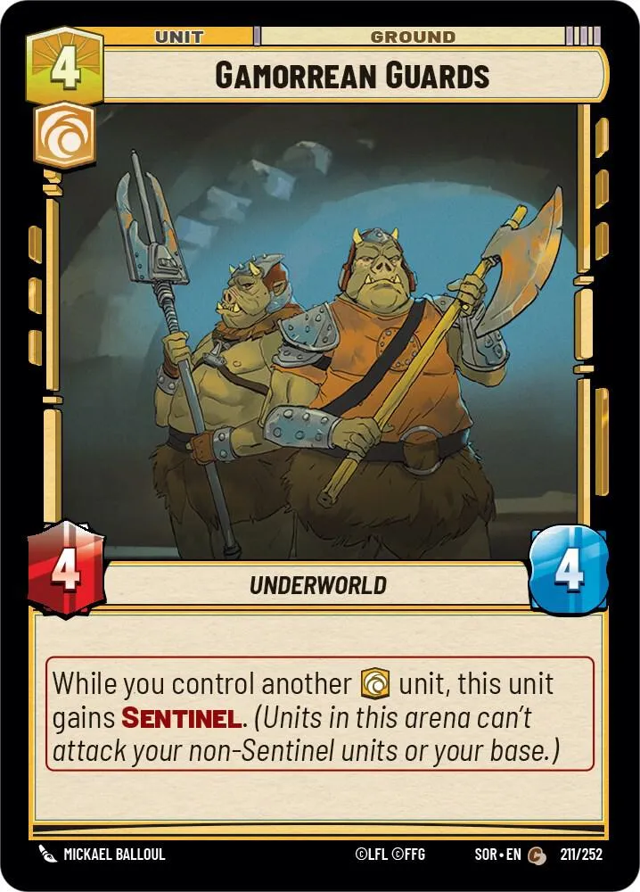 Gardes Gamoréens — Spark of Rebellion — Star Wars: Unlimited
