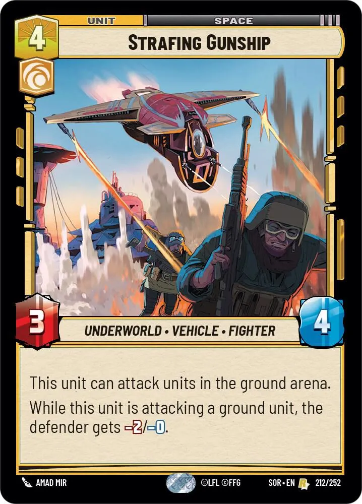 Strafing Gunship — Spark of Rebellion — Star Wars: Unlimited