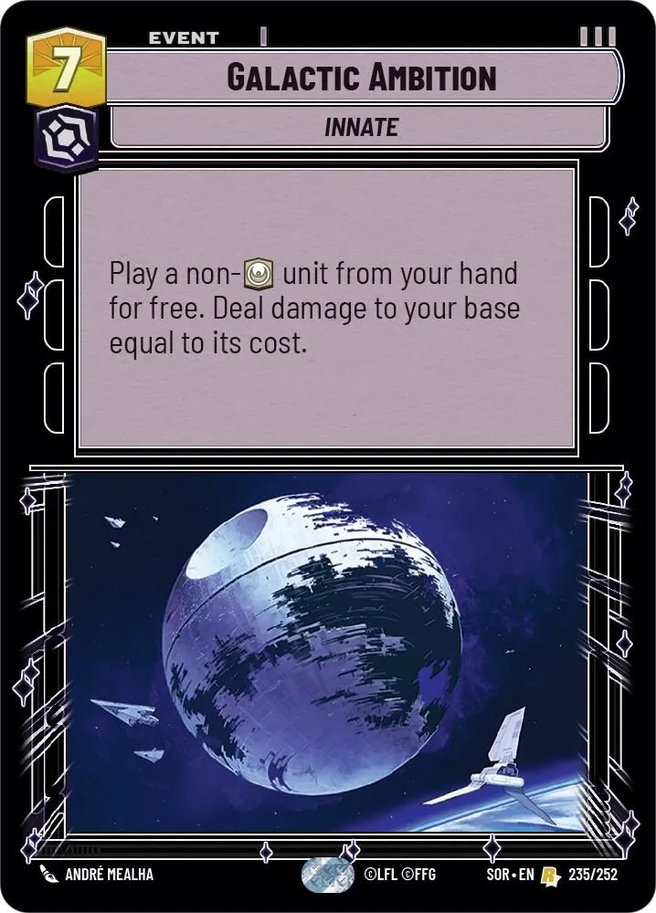 Galactic Ambition — Spark of Rebellion — Star Wars: Unlimited