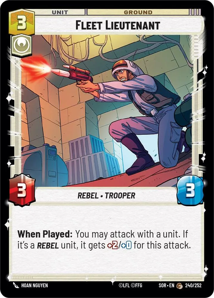 Fleet Lieutenant — Spark of Rebellion — Star Wars: Unlimited