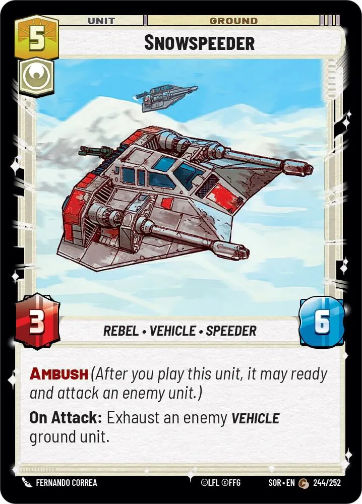 Snowspeeder — Spark of Rebellion — Star Wars: Unlimited