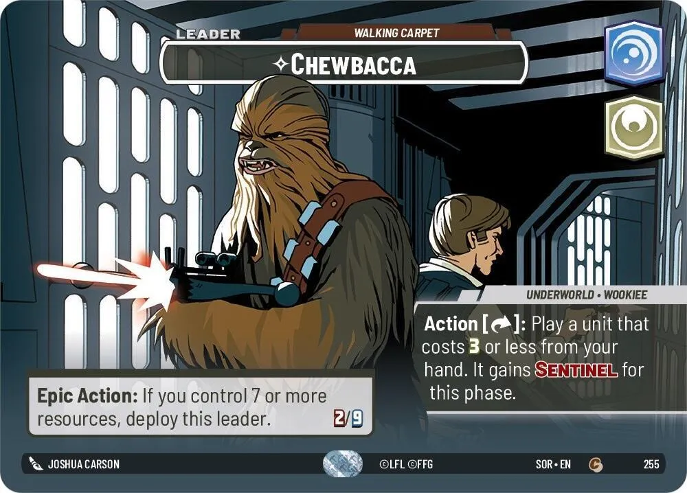 Chewbacca - Walking Carpet — Spark of Rebellion — Star Wars: Unlimited