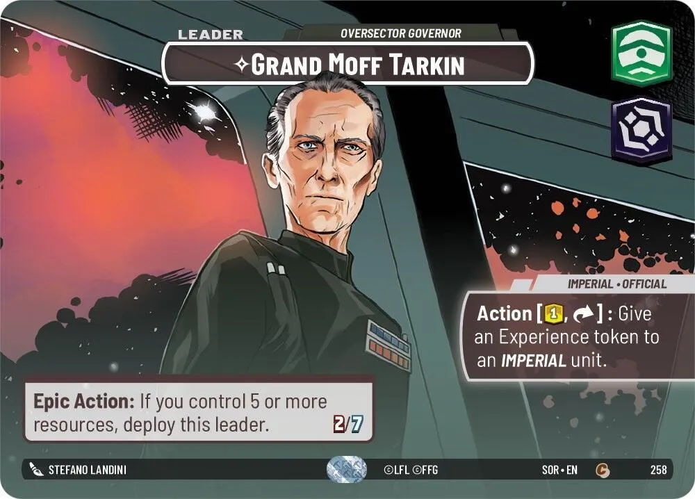Grand Moff Tarkin - Oversector Governor — Spark of Rebellion — Star Wars: Unlimited