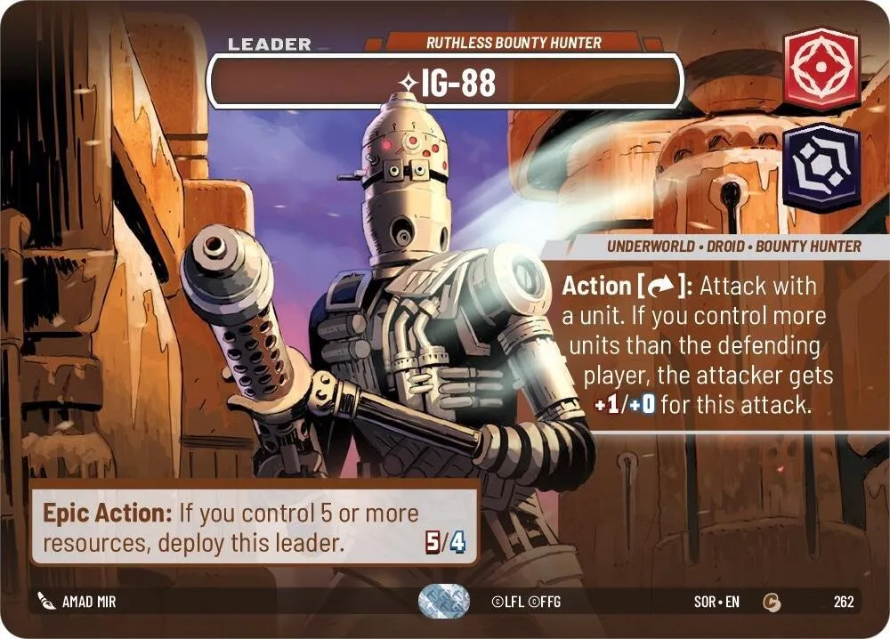 IG-88 - Ruthless Bounty Hunter — Spark of Rebellion — Star Wars: Unlimited