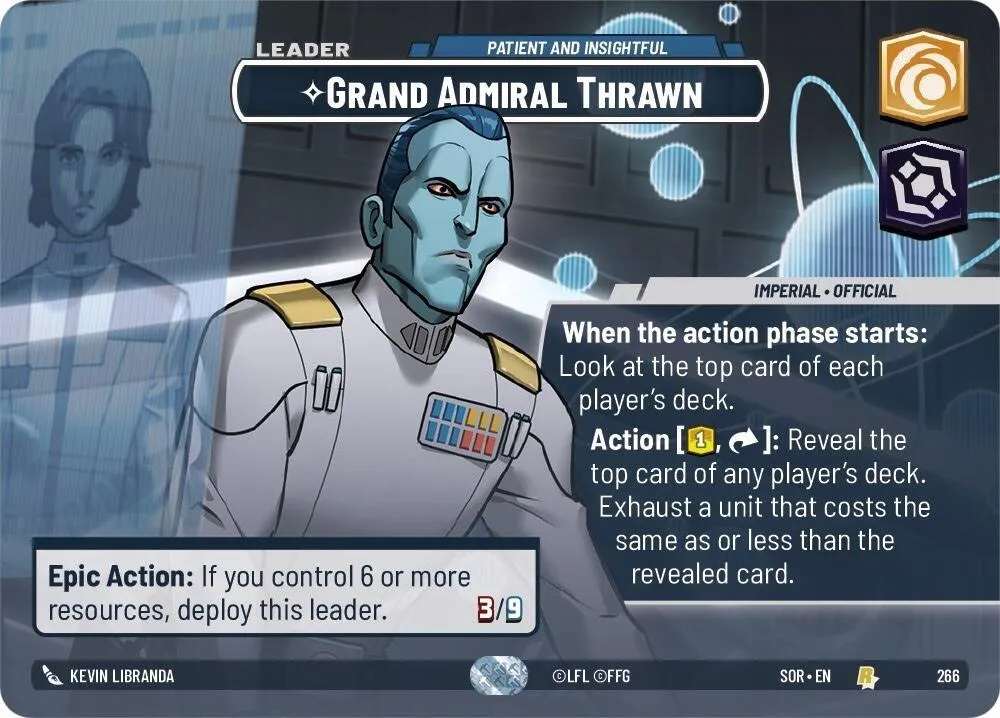 Grand Admiral Thrawn - Patient and Insightful — Spark of Rebellion — Star Wars: Unlimited