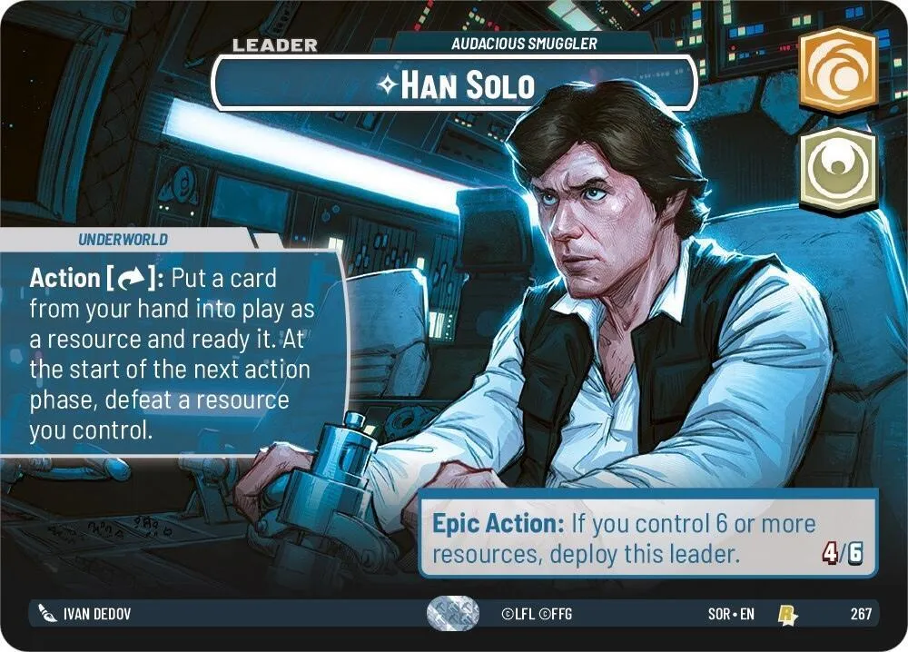 Han Solo - Audacious Smuggler — Spark of Rebellion — Star Wars: Unlimited