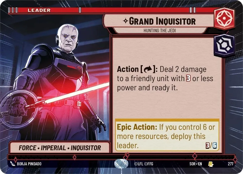 Grand Inquisiteur - Traqueur De Jedi — Spark of Rebellion — Star Wars: Unlimited