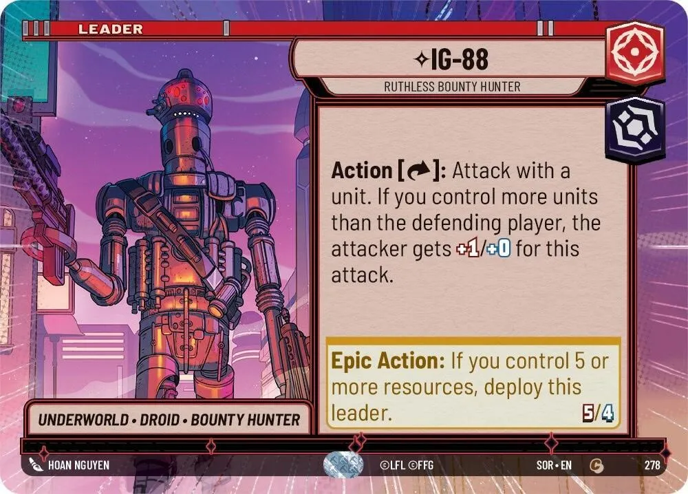 IG-88 - Chasseur De Primes Impitoyable — Spark of Rebellion — Star Wars: Unlimited