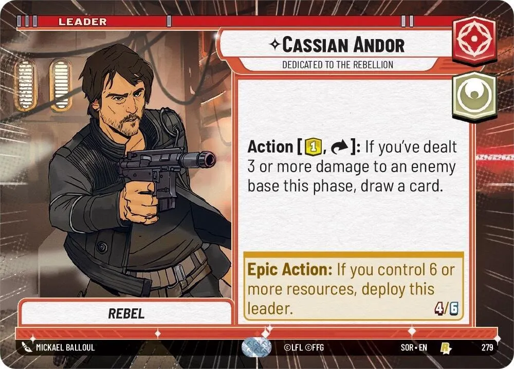 Cassian Andor - Dévoué À La Rébellion — Spark of Rebellion — Star Wars: Unlimited
