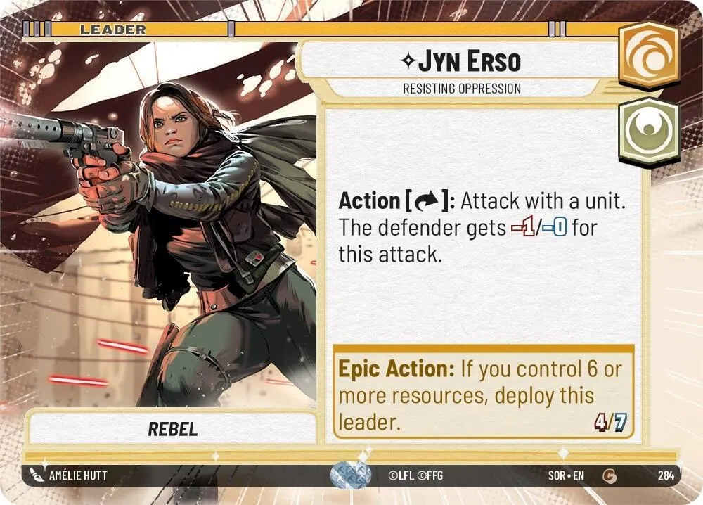 Jyn Erso - Résiste À L'Oppression — Spark of Rebellion — Star Wars: Unlimited
