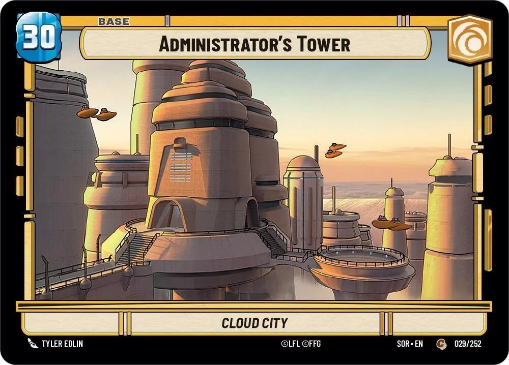 Administrator's Tower // Shield — Spark of Rebellion — Star Wars: Unlimited