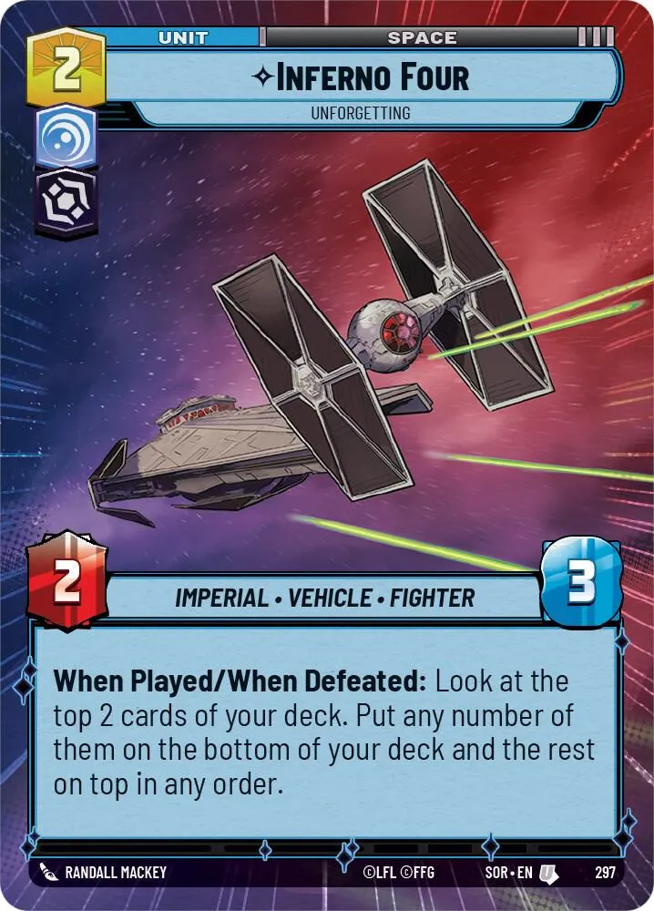 Inferno Four - Unforgetting — Spark of Rebellion — Star Wars: Unlimited