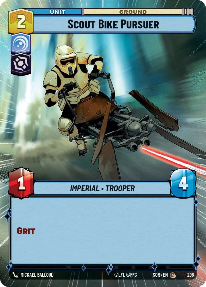 Poursuivant en Motojet — Spark of Rebellion — Star Wars: Unlimited