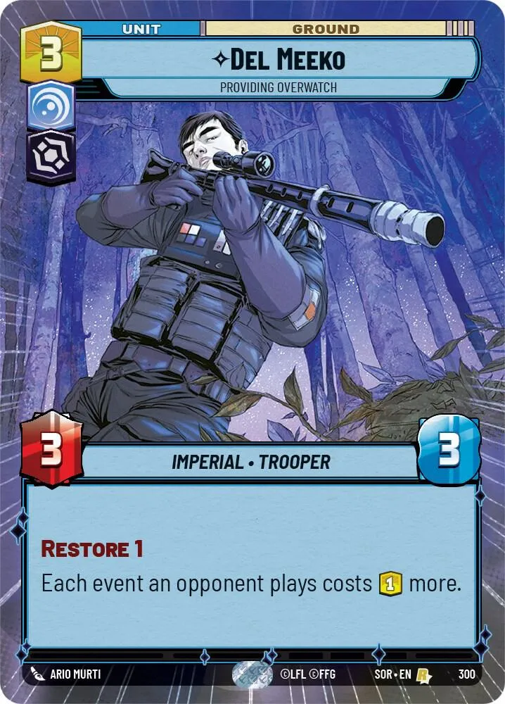 Del Meeko - Providing Overwatch — Spark of Rebellion — Star Wars: Unlimited