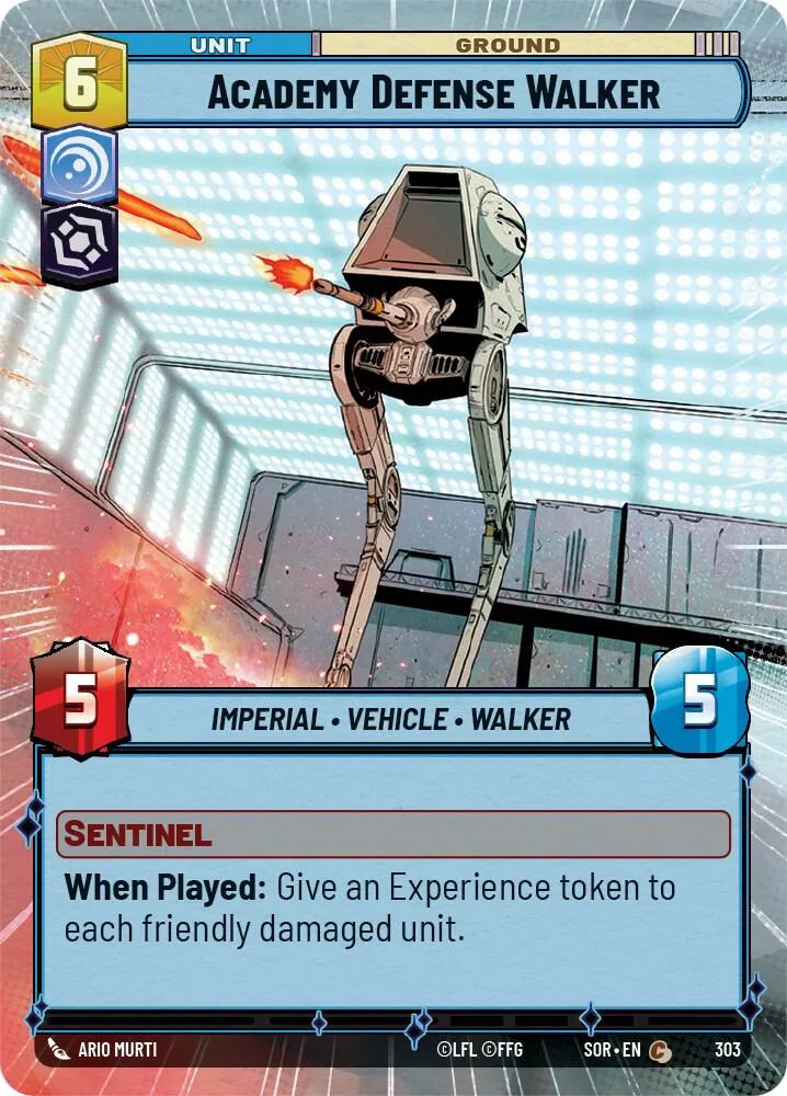 Marcheur de Défense de l'Académie — Spark of Rebellion — Star Wars: Unlimited