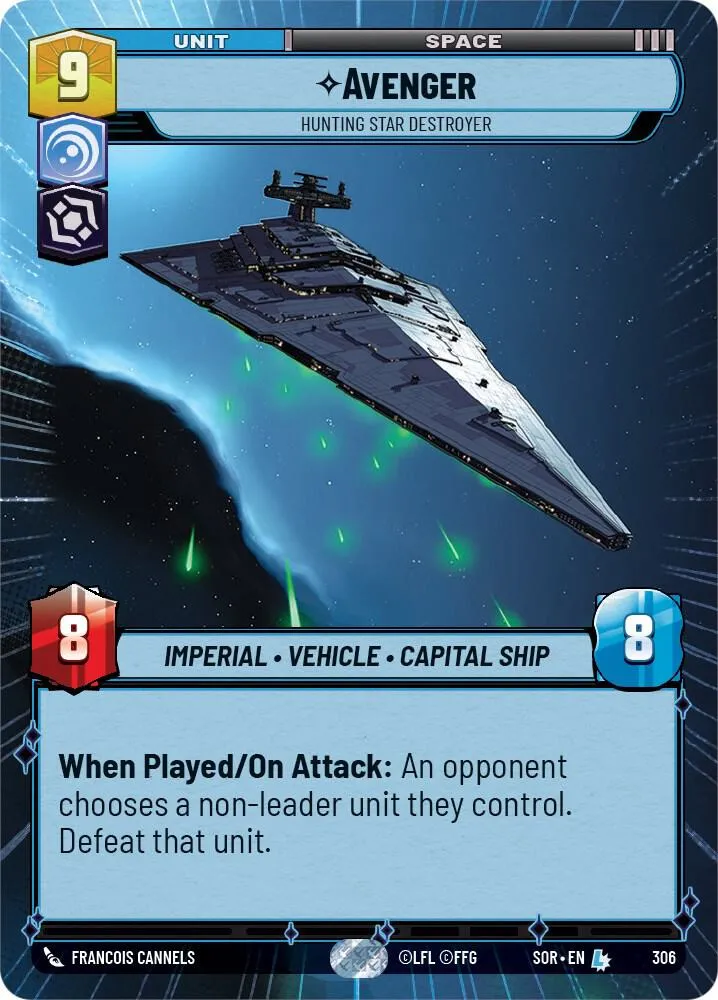 Avenger - Hunting Star Destroyer — Spark of Rebellion — Star Wars: Unlimited