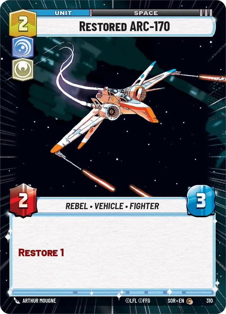 ARC-170 Restauré — Spark of Rebellion — Star Wars: Unlimited