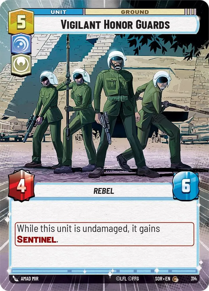 Gardes d'Honneur Vigilants — Spark of Rebellion — Star Wars: Unlimited