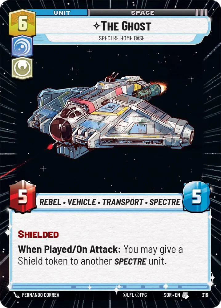 Ghost - Quartier Général Des Spectres — Spark of Rebellion — Star Wars: Unlimited