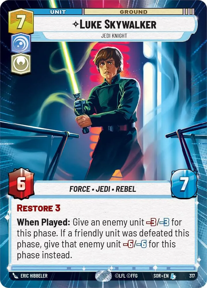 Luke Skywalker - Jedi Knight — Spark of Rebellion — Star Wars: Unlimited