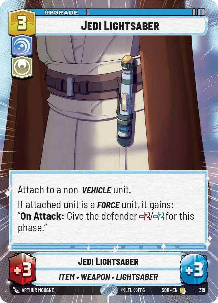 Jedi Lightsaber — Spark of Rebellion — Star Wars: Unlimited