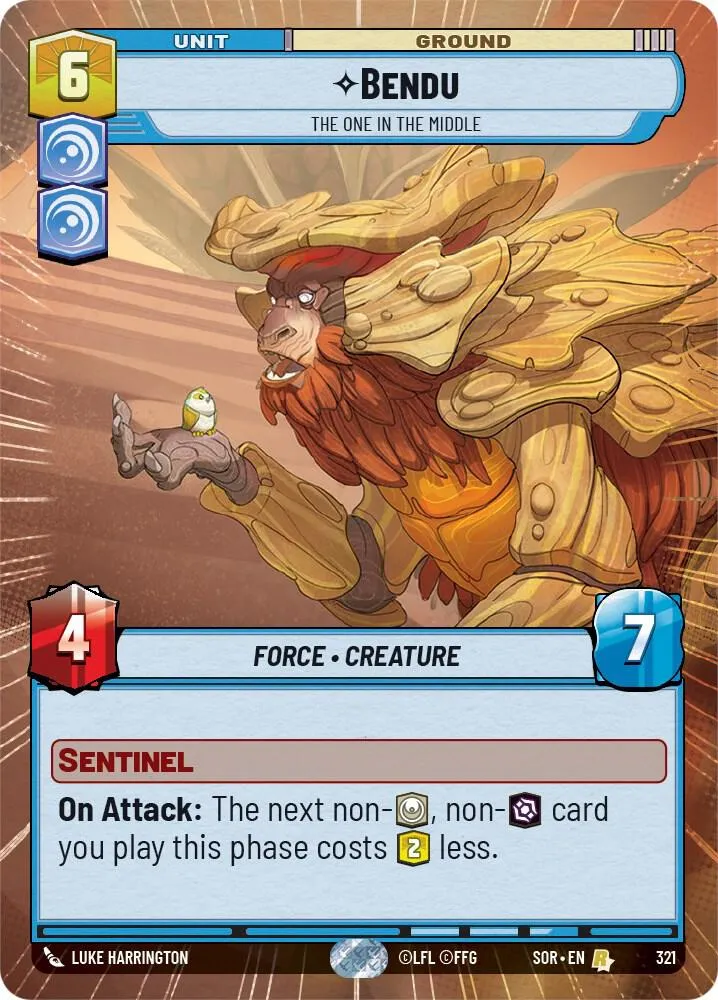 Bendu - Celui Du Milieu — Spark of Rebellion — Star Wars: Unlimited