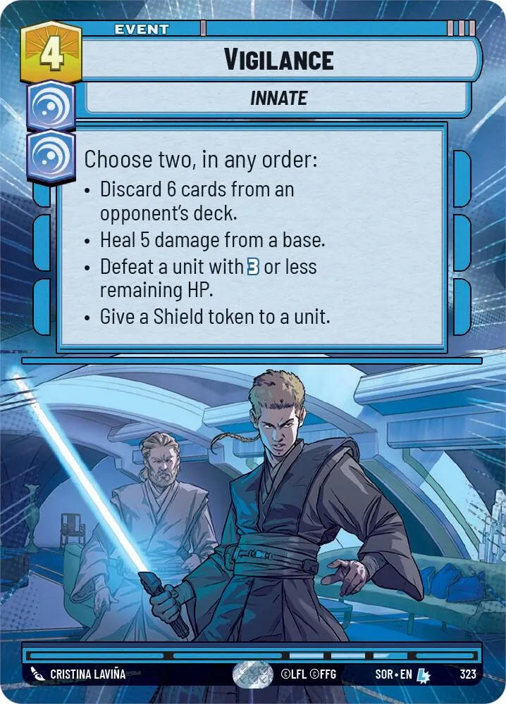 Vigilance — Spark of Rebellion — Star Wars: Unlimited
