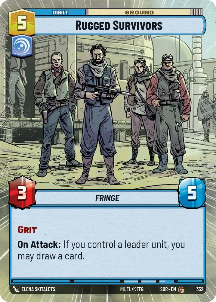 Survivants Endurcis — Spark of Rebellion — Star Wars: Unlimited