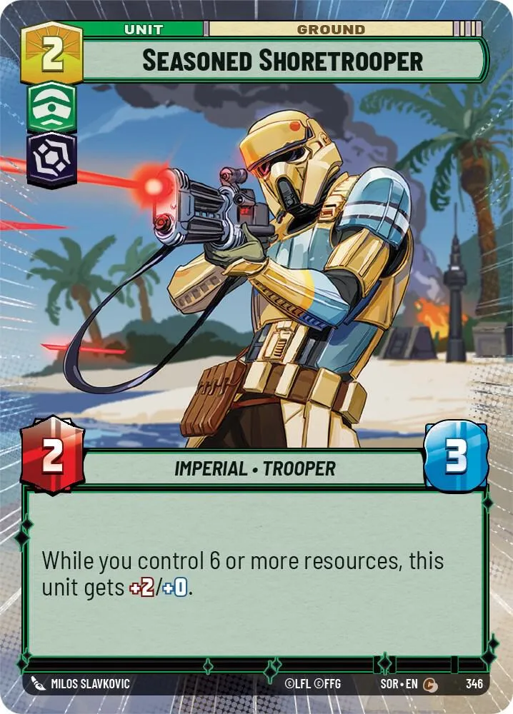 Shoretrooper Chevronné — Spark of Rebellion — Star Wars: Unlimited