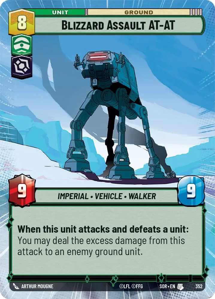 Blizzard Assault AT-AT — Spark of Rebellion — Star Wars: Unlimited