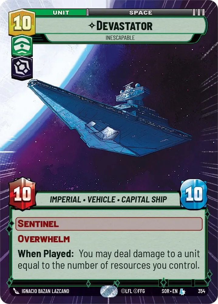 Devastator - Inescapable — Spark of Rebellion — Star Wars: Unlimited