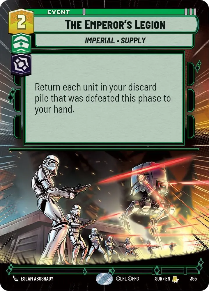 The Emperor's Legion — Spark of Rebellion — Star Wars: Unlimited