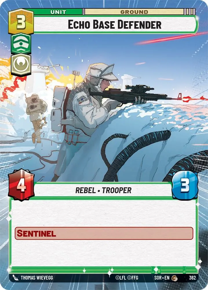 Echo Base Defender — Spark of Rebellion — Star Wars: Unlimited