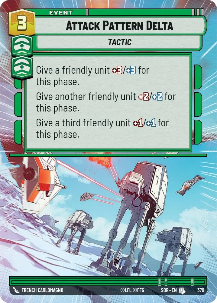 Attack Pattern Delta — Spark of Rebellion — Star Wars: Unlimited
