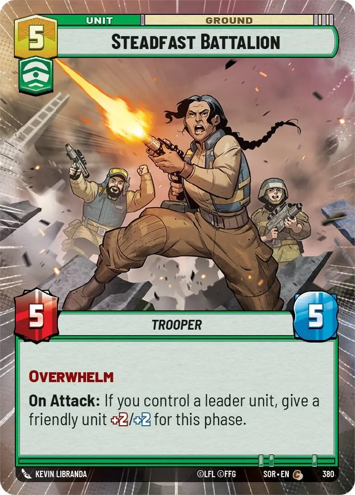 Steadfast Battalion — Spark of Rebellion — Star Wars: Unlimited