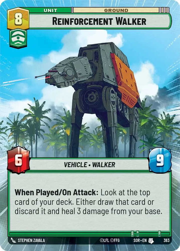 Reinforcement Walker — Spark of Rebellion — Star Wars: Unlimited