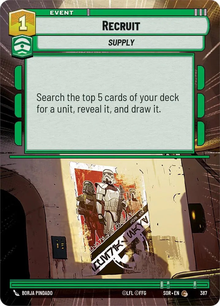 Recruit — Spark of Rebellion — Star Wars: Unlimited